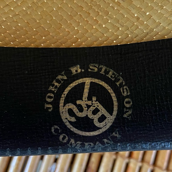 Vintage Stetson Derringer 60s/70s Genuine Panama Hat - Picture 11 of 16